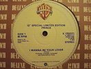 PRINCE I Wanna Be Your Lover original 1979 UK 12