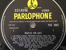 THE BEATLES 'BEATLES FOR SALE' UK 1ST STEREO PRESS LP EX VISUAL VINYL AND AUDIO