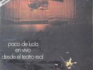 Vinyl LP Flamenco Guitar Paco de Lucia En Vivo desde el Teatro Real