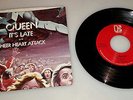 QUEEN - It's Late USA ONLY 45 Single With PS - Rare 7