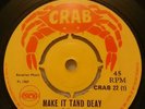 Derrick Morgan- Make it Tand Deay /  Come What. May. Crab Records. Pama Crab 22
