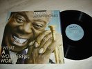 Louis Armstrong-what a wonderful world-LP-Vinyl-Satchmo-Jazz----Rare