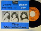 The Marvelettes (Dutch 45 w/ps) YOU'RE THE ONE / PAPER BOY    VG+ to VG++ Motown