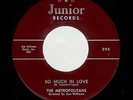 UP-TEMPO DOO-WOP-METROPOLITANS-JUNIOR-395-MY HEART IS TRUE/SO MUCH IN LOVE