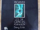 DEVY ERLIH PAGANINI 24 caprices pour violon  FRENCH ADES 19.003 2 x LP