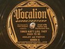Ashley and Foster, Vocalion 02554, V+