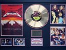 Metallica - Master of Puppets - 24KT Gold 12 inch Record Album Framed Display