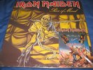 IRON MAIDEN-PIECE OF MIND ORIGINAL 1983 GATEFOLD RARE PROMO+TROOPER POSTCARD