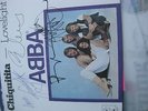 Abba hand signed in black Chiquitita single.with details of origin