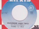 Piano C Red Hundred and Two US 45 Checker 1085 New Breed R&B Excellent