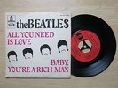 THE BEATLES All You Need Is Love Rare original French 7