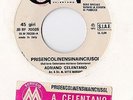 ADRIANO CELENTANO: PRISENCOLINENSINAINCIUSOL++(PROMO JUKE BOX CON STICKER)