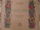 MENDELSSOHN Violin Concerto BEETHOVEN Romances Johanna Martzy Paul Kletzki UK LP
