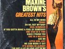 MAXINE BROWN • GREATEST HITS • 1967 STEREO LP WAND WDS 684   STILL SEALED 
