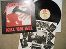 METALLICA - kill em all LP ORG UK PRESS MFN 7 vinyl EXC/EXC