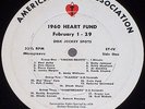 RARE 1960 Heart Fund radio spots LP Frank Sinatra,Nat King Cole,Sammy Davis Jr.