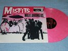Misfits- Walk Among Us Pink Colored vinyl record LP. Metallica, Danzig, Samhain