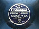 JACK PAYNE BBC DANCE ORCHESTRA - A DICKY BIRD TOLD ME SO COLUMBIA HOT SOLOS 1928