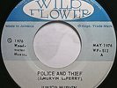 JUNIOR MURVIN(MURVIN)-POLICE AND THIEF/GRUMBLING DUB-WILD FLOWER-1976-7