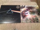 X2 Pink Floyd LP's:Dark Side Of The Moon & A Saucerful Of Secrets
