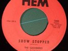 THE CASHMERES - SHOWSTOPPER  /  DON'T LET THE DOOR - HEM RECORDS REISSUE