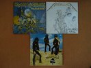 3 x LP Motörhead (Ace of Spades), Metallica (..and Justice..) Iron Maiden (Live)