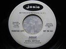 CYRIL NEVILLE 45 Gossip JOSIE wlp rare New Orleans funk monster HEAR