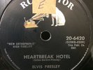 ELVIS PRESLEY - heartbreak hotel / i was the one - RCA VICTOR 78