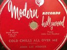 JOHN LEE HOOKER - cold chills all over me / rock me mama - MODERN 78