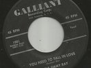 NORTHERN SOUL POPCORN bw/DOOWOP - LITTLE JIMMY RAY  -HEAR BOTH-- 1959 GALLIANT