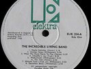 THE INCREDIBLE STRING BAND / UK ELEKTRA WHITE LABEL, GREEN LOGO BLACK TXT/VG CON