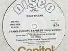 KRAFTWERK Trans-Europe Express CAPITOL promo 12” 1977 electro Hip Hop  NM