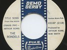 HEAR- Rare Hot Rod / Surf 45 - The Rondels - Demo Derby - from Movie Demo Derby