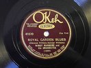 PREWAR JAZZ 78 Wingy Mannone-Royal Garden Blues/Zero OKEH 41570