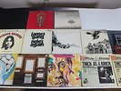 Twelve 1970s Vintage  Rock and Roll Albums Records Jethro Tull Traffic Clayton