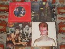 4 Vintage David Bowie Vinyl LP Records Diamond Dogs, Limited Edition Bing Crosby