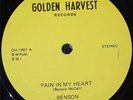 BENSON New York City /Pain In My Heart 12