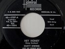 ADMIRAL 1004  Dusty Owens  orig Rockabilly 45  Mint Minus  Hey Honey
