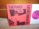 THE GERMS Lexicon Devil 7 45 LA PUNK kbd ORIGINAL PLUGZ FEAR DANGERHOUSE X slash