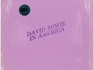 DAVID BOWIE In America RUBBER STAMP COVER SILVER STICKER TMOQ RED VINYL LP RARE