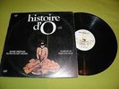Histoire d'O - Soundtrack - Pierre Bachelet RARE 1978 Israel Made LP Cheesecake