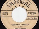 BOO BREEDING  COUNTRY WOMAN  US ORIG PROMO ISS  NEW ORLEANS SHUFFLE BLUES