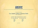 Archiv APM14029-34-61 & AP13034 - Bach - Cello Suites Nos.1-6 - Enrico MAINARDI