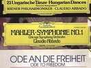 3lp dgg digital mahler-brahms abbado/beethoven bernstein vinyl ex+/nm cvr. ex-