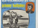 SP TV Johnny Hallyday Les chevaliers du ciel pochette bleue label rouge