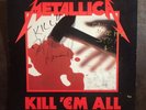 Cliff Burton Signed Metallica Kill ‘Em All Thrash Metal LP - Signed by All 4 