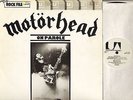 MOTORHEAD on parole LBR 1004 A1U/B1U post press uk united artists LP PS VG/VG+