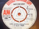 PHIL FLOWERS-LIKE A ROLLING STONE/KEEP ON SOCKIN IT-A&M DEMO-AMS 766-RARE