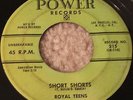 Royal Teens Short Shorts Planet Rock Power Records 215 45