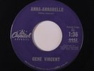 GENE VINCENT: Anna Annabelle / Pistol Packin' Mama 45 Rockabilly